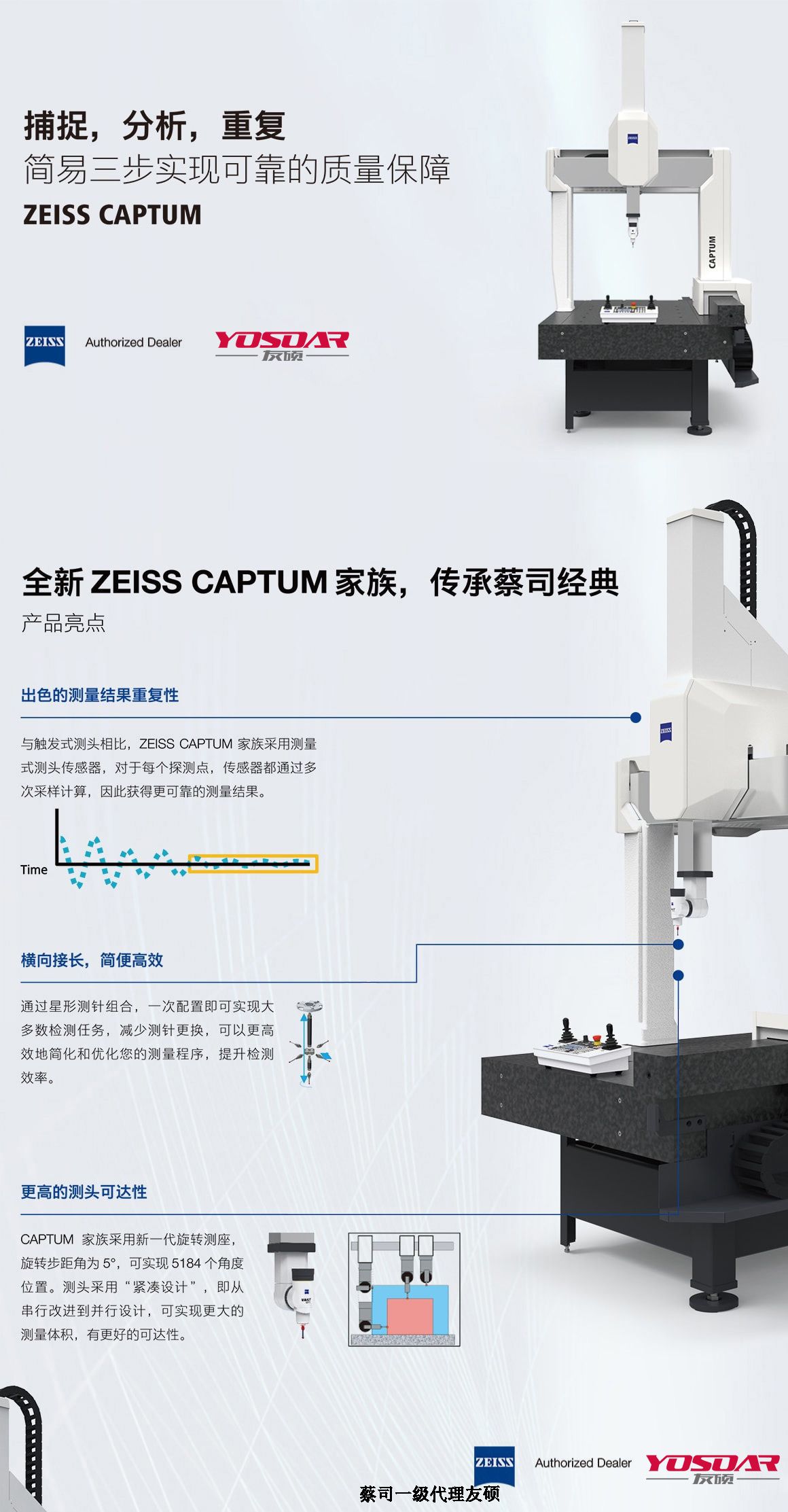 巫山蔡司三坐标CAPTUM